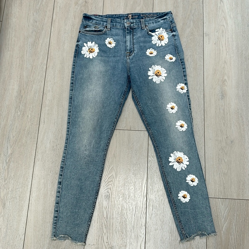 7 for all mankind high - the waist ankle skinny